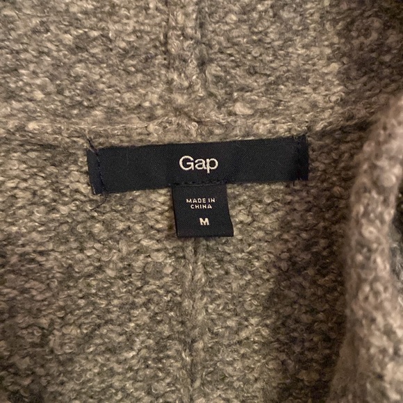 Heather Gray zip-up sweater - Picture 5 of 5